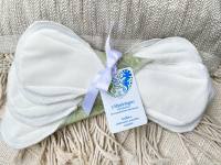 Blümchen FLORAL green waterproof panty liners HEMP-BAMBOO 3pcs. (Made in Turkey) - SMALL